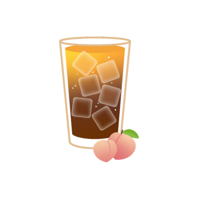 Iced tea peach
